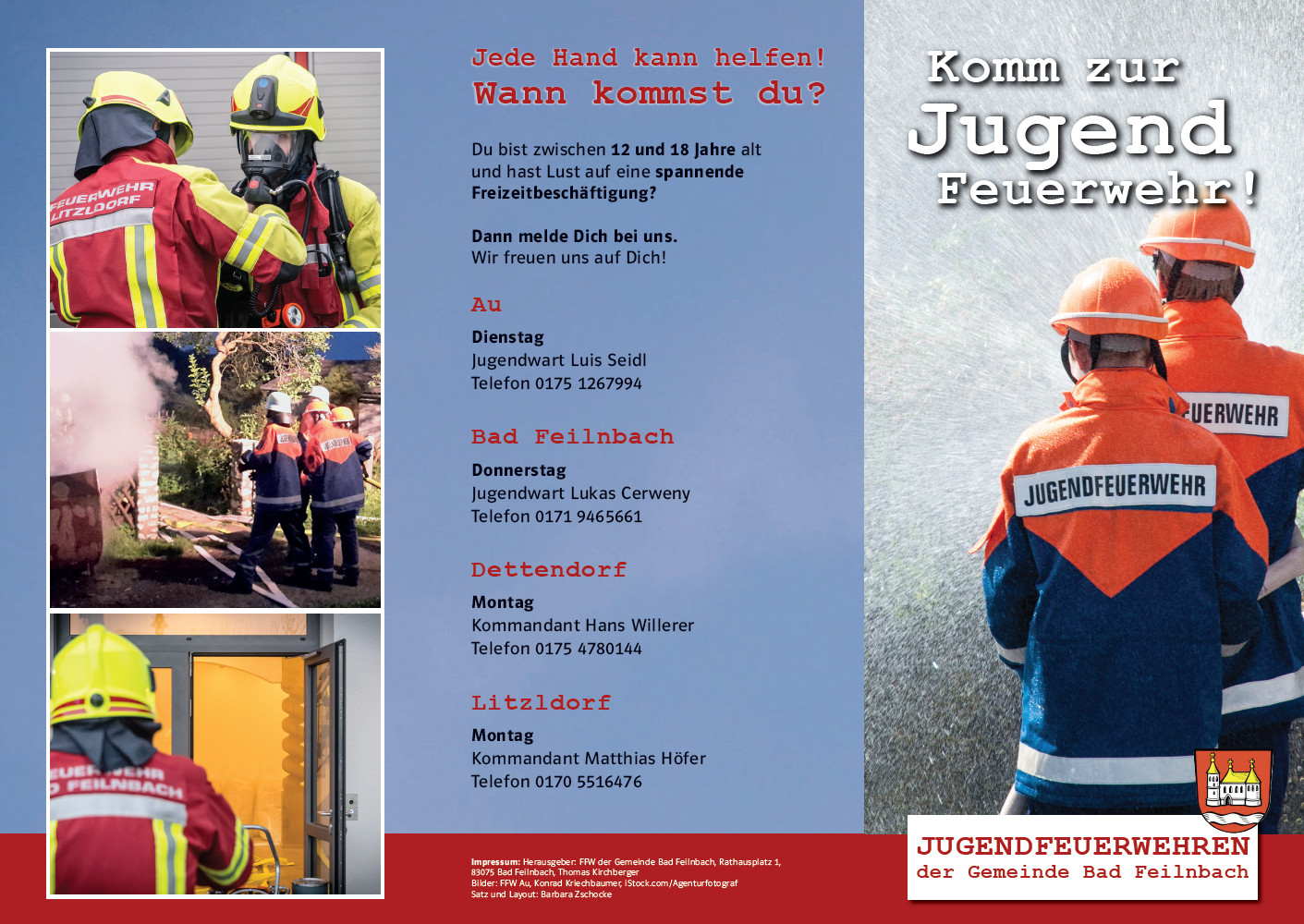 Jugendfeuerwehr Jugendfeuerwehren der Gemeinde Bad Feilnbach